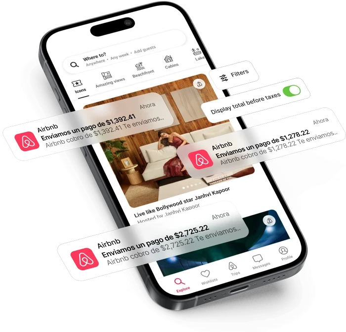 Anuncio de Airbnb analizado en vivo